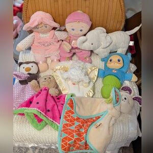 BABY GIRL LOVEY BABY DOLL BUNDLE (8)